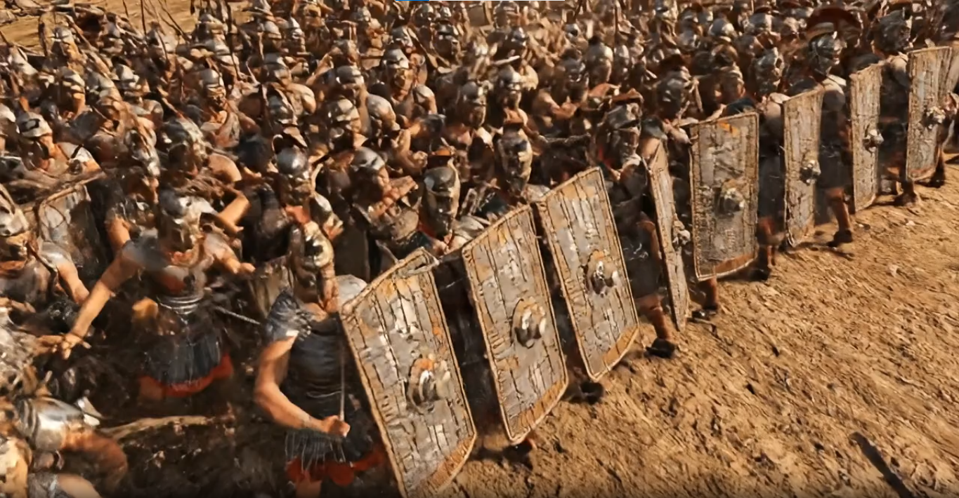 Battle of Cannae Overhead Shot One